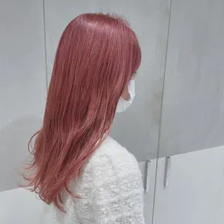 ロング オリーブ カラー✨有坂映哉のヘアスタイル