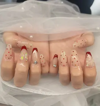 ネイル ハイネイル 自宅サロンのネイルデザイン