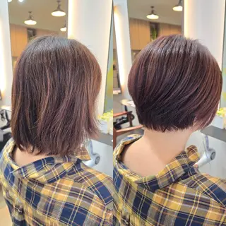 ショート カラー 野村 果音(カノン)のヘアスタイル