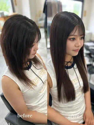 ロング 🩵ララモアナ nazu🩵のヘアスタイル