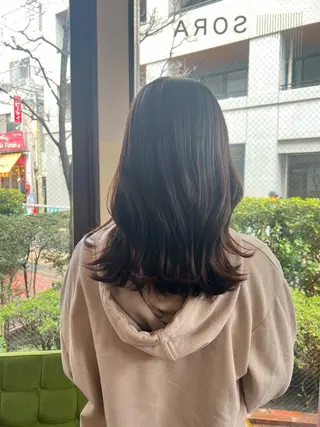 ミディアム 中村遥香 ☺︎ママ美容師のヘアスタイル