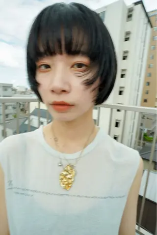 ショート 前田 陽南子のヘアスタイル