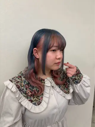 カラー 聖羅/ワンホンヘア /艶カラーのヘアスタイル