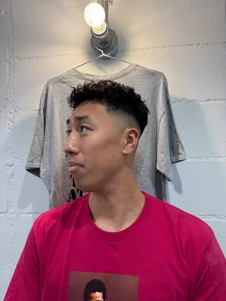 パーマ メンズ 堀 琉冴のヘアスタイル