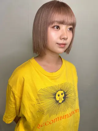 ミディアム カラー 透明感カラー/レイヤ ー🌙Honokaのヘアスタイル