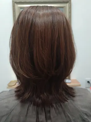 セミロング 髪質改善/星野久美子 /撮影モデル募集のヘアスタイル