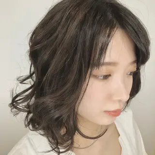 ショート カラー パーマ 上田 篤史のヘアスタイル