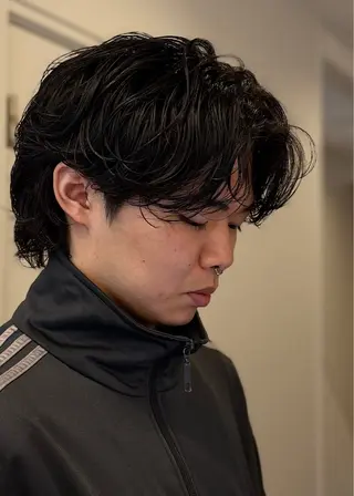 パーマ メンズ Mori / 福島 大人メンズ・パーマのヘアスタイル