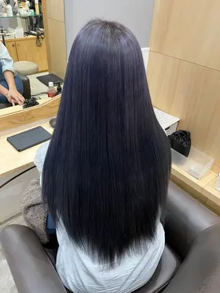 ロング カラー miloc naha ナナカのヘアスタイル