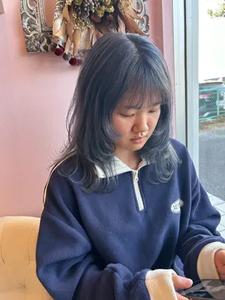 ミディアム 【史上最高】口コミ No.1/ナツキのヘアスタイル