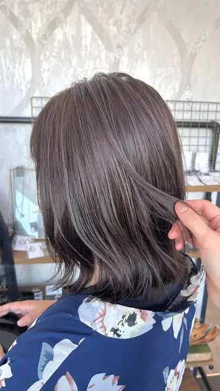 ミディアム カラー カットモデル✂️ ゆうかのヘアスタイル