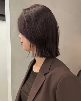 カラー noki /bob layerのヘアスタイル