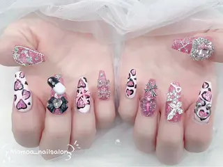 ネイル MoMoA Nail ネイル長さ出し専門店のネイルデザイン