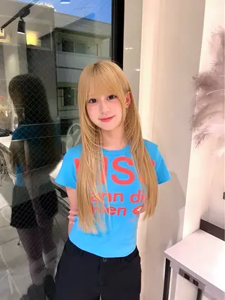 ロング ハイトーンカラー 🌟 ミキのエステ・リラクイメージ