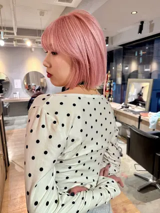 カラー 🎀西川芽依/ 暖色カラー🎀のヘアスタイル