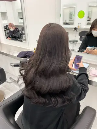 ロング ブリーチありorなし 暖色カラー🎀セナのヘアスタイル