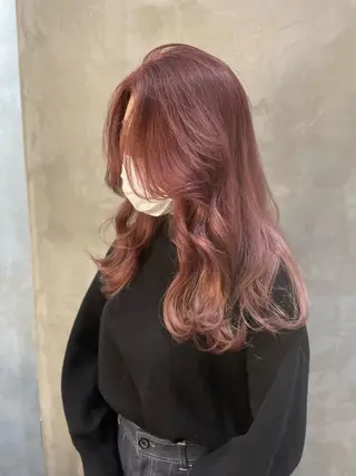 ミディアム カラー 韓国ヘア 店長NEGIのヘアスタイル
