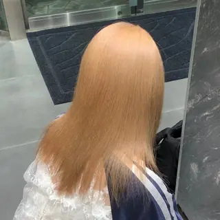 ミディアム カラー れい🫧 ハイトーン特化のヘアスタイル