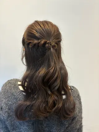 ヘアアレンジ 韓国ヘアー🇰🇷 MIWAのヘアスタイル