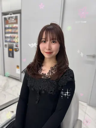 ミディアム 艶 ケアブリーチ 🎀🩵RISAのヘアスタイル