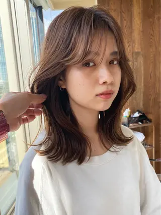 セミロング 【1日2名様限定】 AFLOAT白川雄副のヘアスタイル