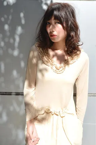 セミロング 花井 啓好のヘアスタイル