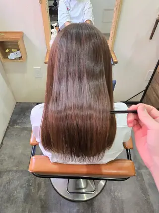 ミディアム ️🩵美髪矯正 みおのヘアスタイル