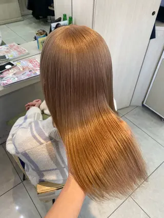 カラー ゆるふわパーマ🌼 アレンジ🌼リョウカのヘアスタイル