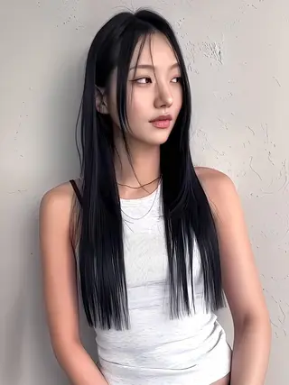 ロング 韓国特化型 エクステ、カラー専門のヘアスタイル