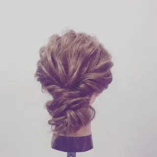 セミロング ヘアアレンジ Satsuki ✂︎♡のヘアスタイル