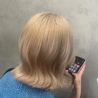 ショート カラー スズナ♡ 透明感カラー✩.*˚のヘアスタイル