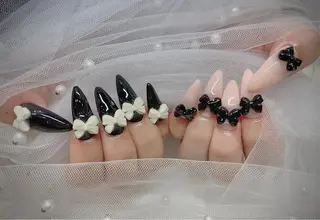 ネイル I-nailロング /ワンホン/キラキラのネイルデザイン