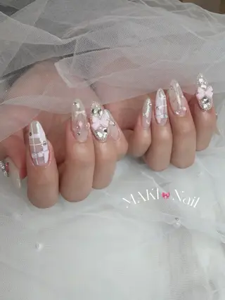 ネイル MAKI💎綺麗め 大人可愛い/堺筋本町のネイルデザイン