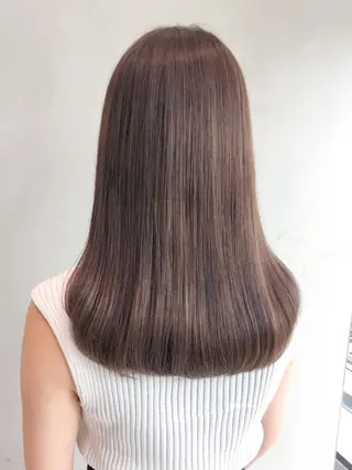 セミロング カラー パーマ ヘアアレンジ ITbyALBUM 浦和店のヘアスタイル