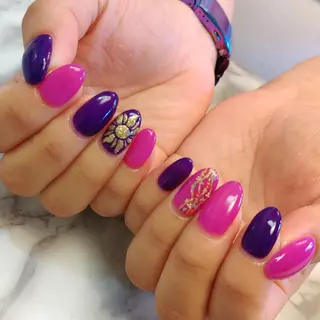 ネイル ジェヌインネイル 河内のネイルデザイン