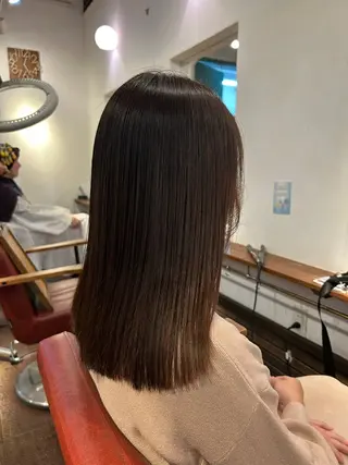 セミロング パーマ HASIMOTO jijibyMOPSのヘアスタイル