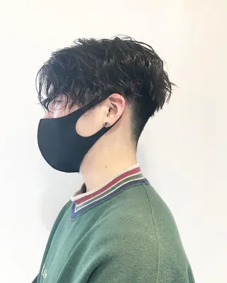 パーマ ヘアアレンジ メンズ メンズ特化✂️栗原 侑也のヘアスタイル