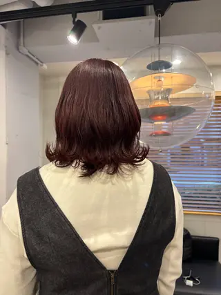 カラー 熊取谷 茉那のヘアスタイル