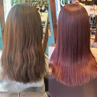 セミロング 安達 望のヘアスタイル