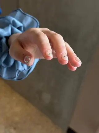 ショート カラー パーマ ヘアアレンジ メンズ キッズ ネイル マツエク・マツパ アイブロウ ar. harajukuのネイルデザイン