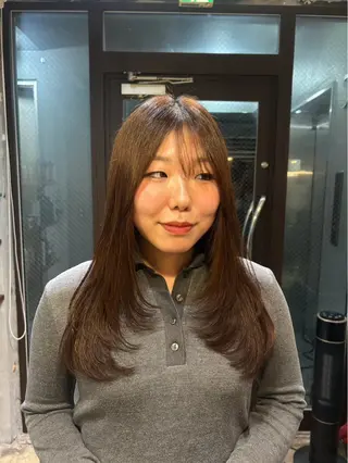 セミロング カットモデル募集 mana🎀🤍のヘアスタイル