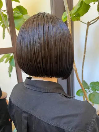 ミディアム 赤み消しカラー 🩵かりんのヘアスタイル