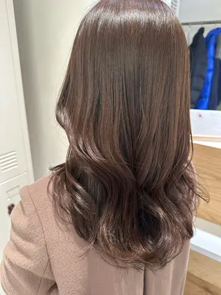 セミロング カラー Annie 吉田 裕美のヘアスタイル