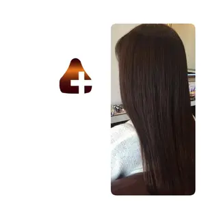 ロング カラー 髪の病院  ルーミールームのヘアスタイル