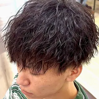 パーマ メンズ 安部 真弘のヘアスタイル
