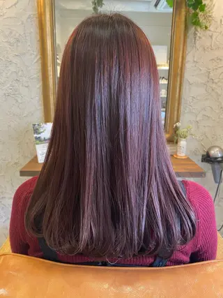 ロング カラー よこもり あいのヘアスタイル
