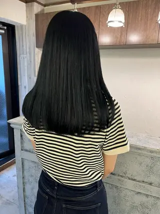 セミロング カラー MAYU 💚森下のヘアスタイル
