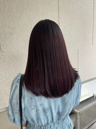 セミロング 千代 夏輝のヘアスタイル