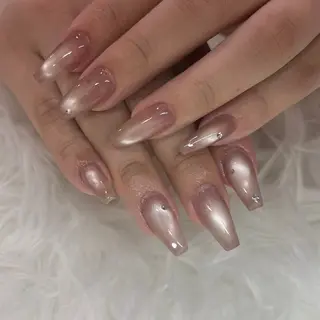 ネイル 透明感ネイル ｜mahiru.のネイルデザイン