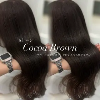 ロング カラー うる艶カラー×韓国 ヘア/Yumi🎀のヘアスタイル